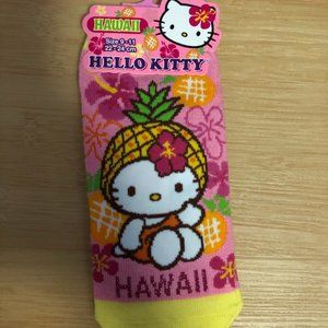 Pineapple Hello Kitty Hawaii Socks